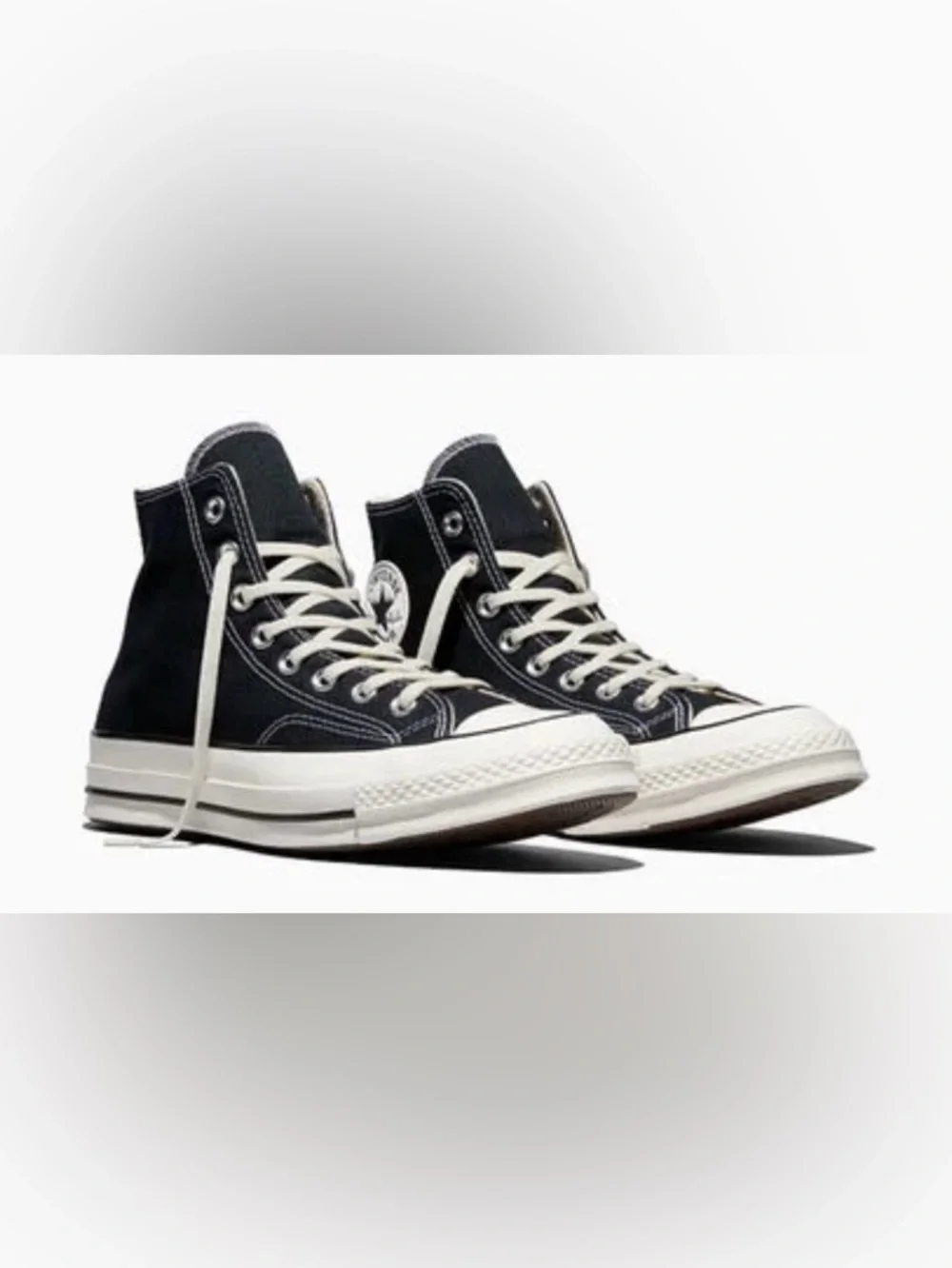 NIB Converse Chuck 70 Hi Classic Canvas Black/Egret Size 8 Men's/10 Women's - Picture 2 of 11
